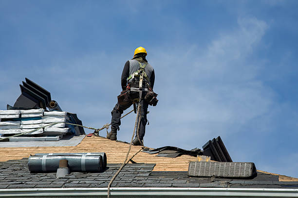 Professional Storm Damage Roof Repair technician working in Montclair, VA